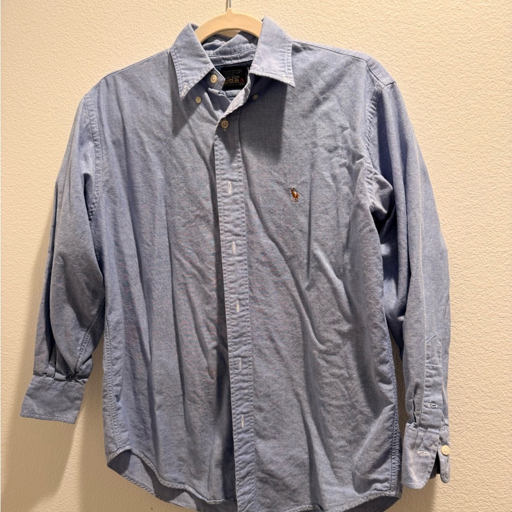 Ralph Lauren Light Blue Button-Down Oxford Shirt